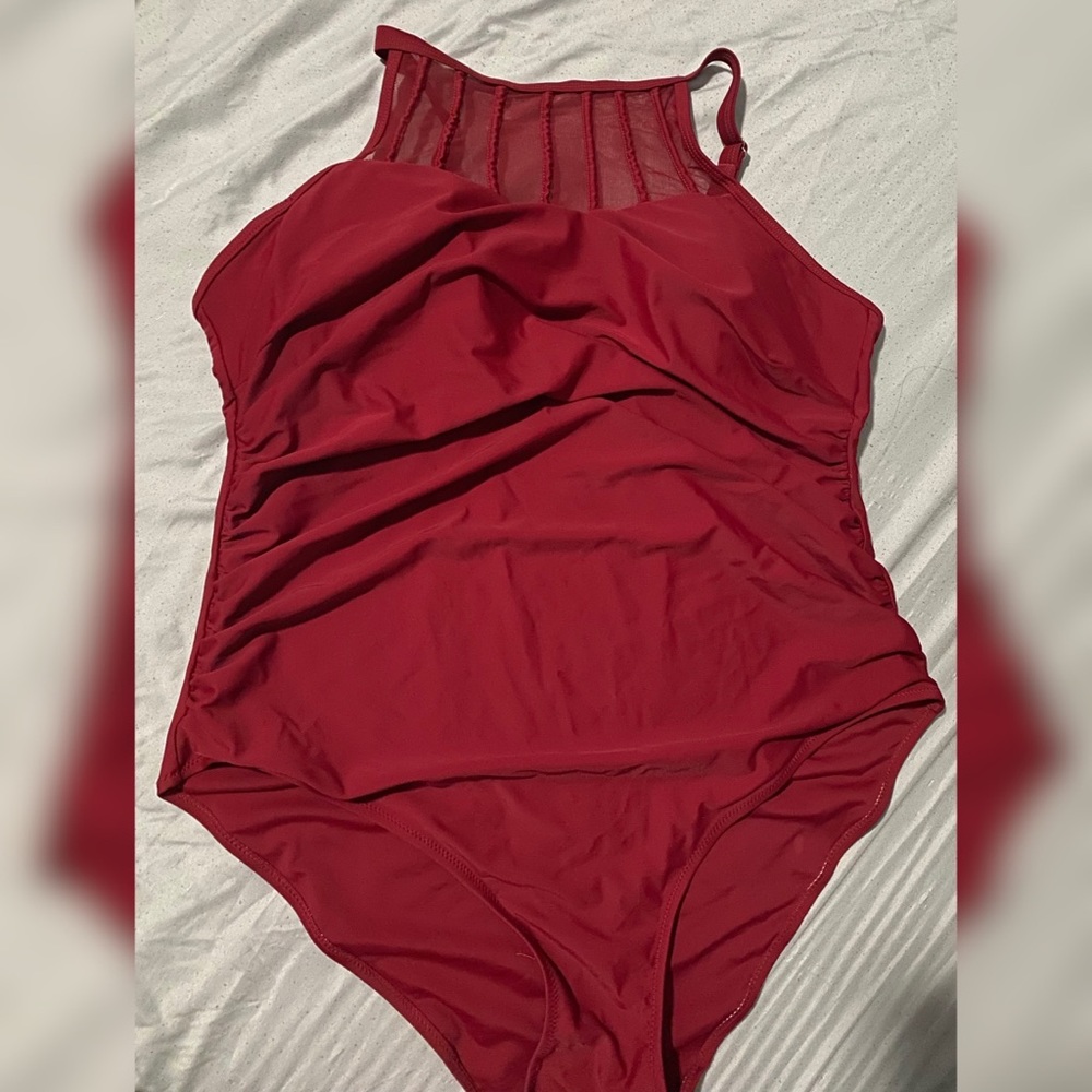 Marroon one piece